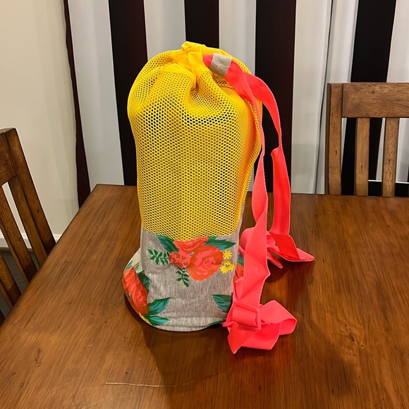 Adidas Stella McCartney Sport Seasack bag backpack gym bag tote new sack floral - Picture 7 of 16